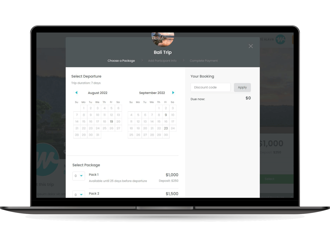 Inventory management solution for group travel companies agencies
