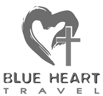 Blue Heart Travel Logo