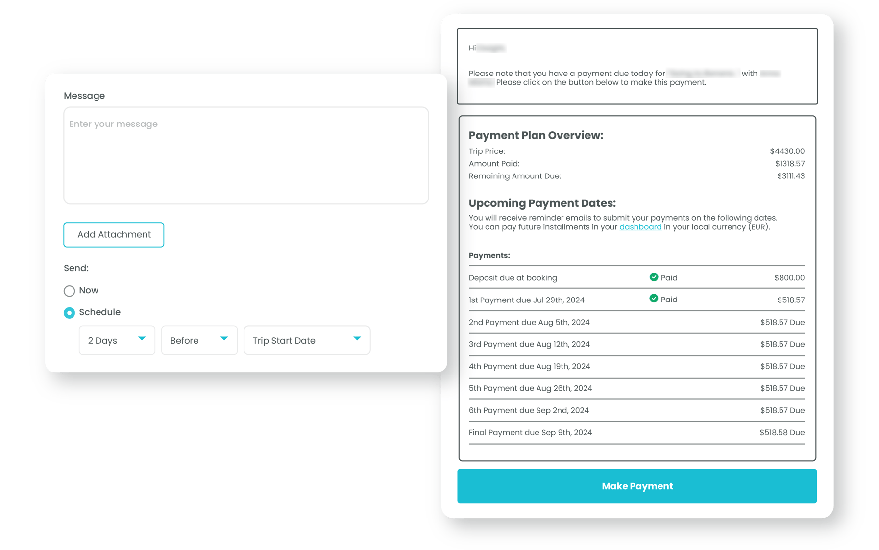 Travel booking software online wetravel