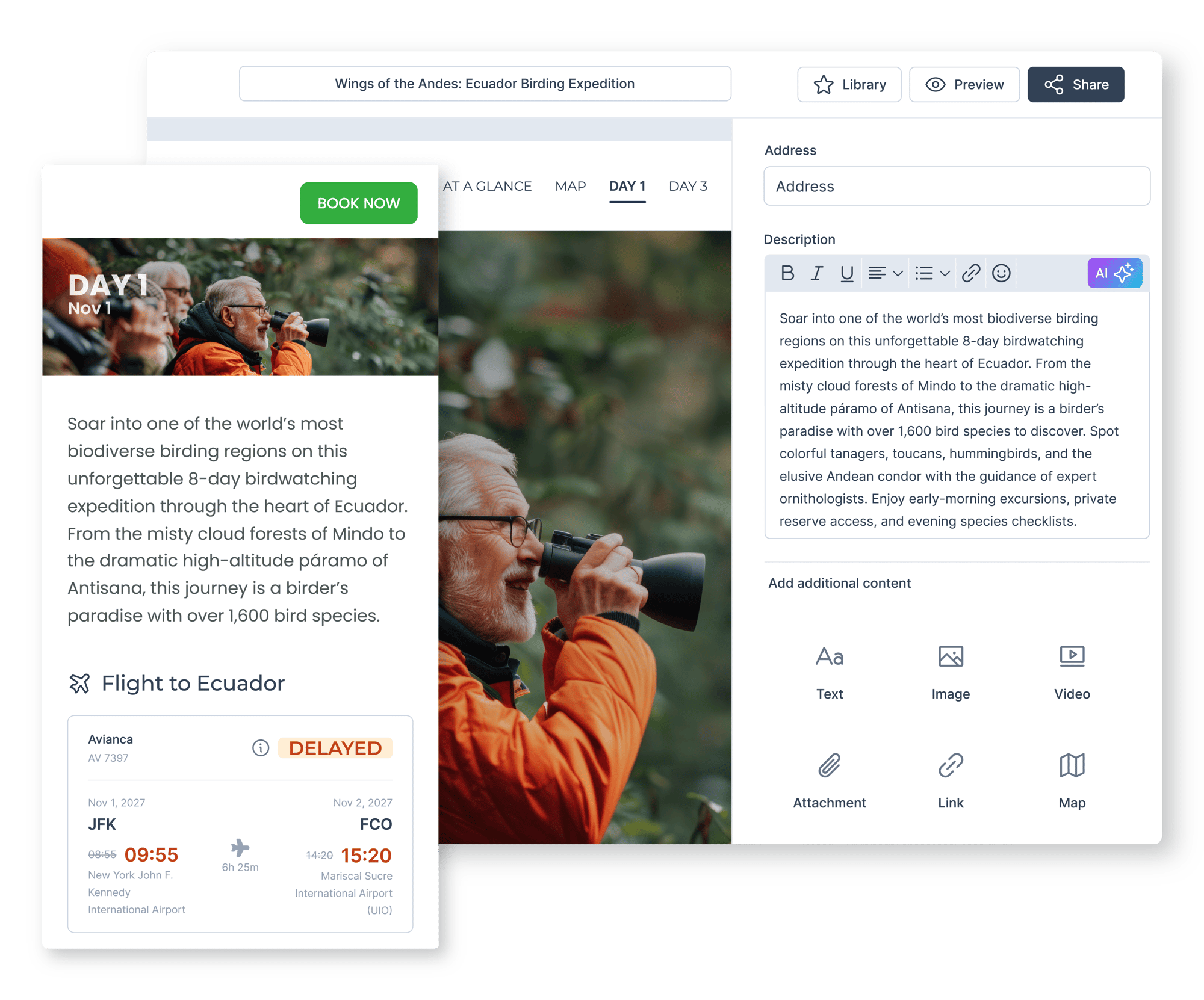itinerary-Birding itinerary-Birding
