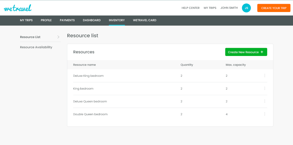 wetravel-inventory-management-view wetravel-inventory-management-view